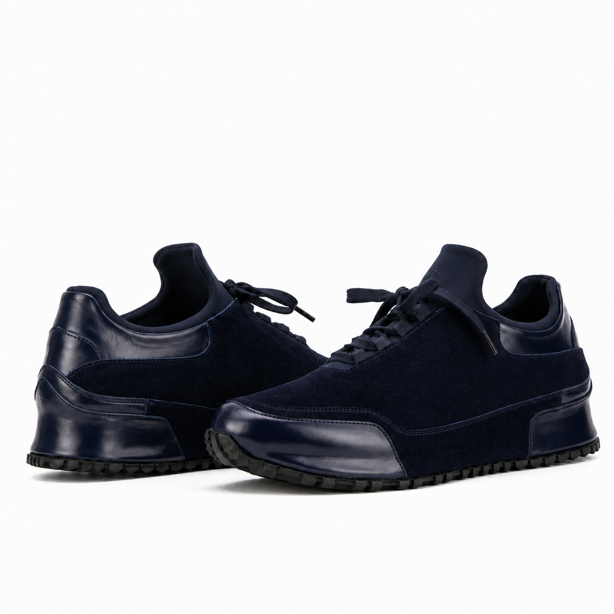 The Hudson Navy Suede Men Sneaker