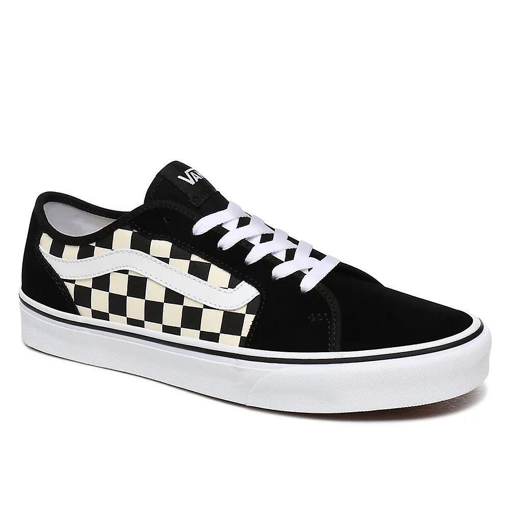 Vans Filmore Decon Checkboard Men's Sneakers β Black/White Leather