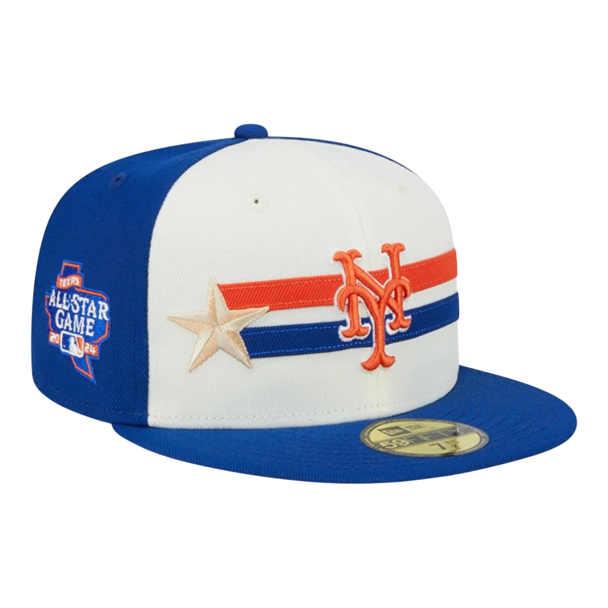 New Era 59Fifty MLB New York Mets 2024 All Star Game Fitted Hat Royal/Cream