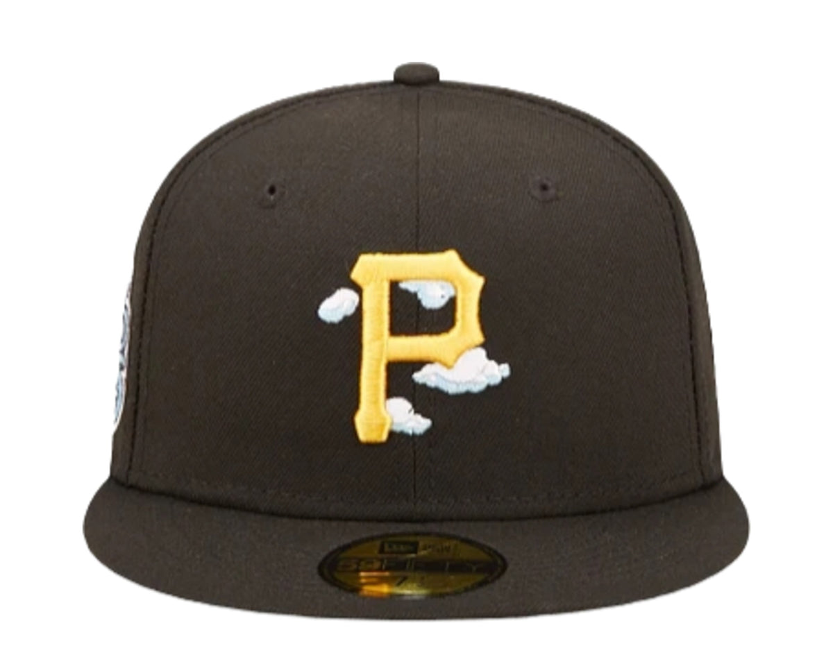 New Era Pittsburgh Pirates Comic 59FIFTY Men's Fitted Hat — Cloud/Black