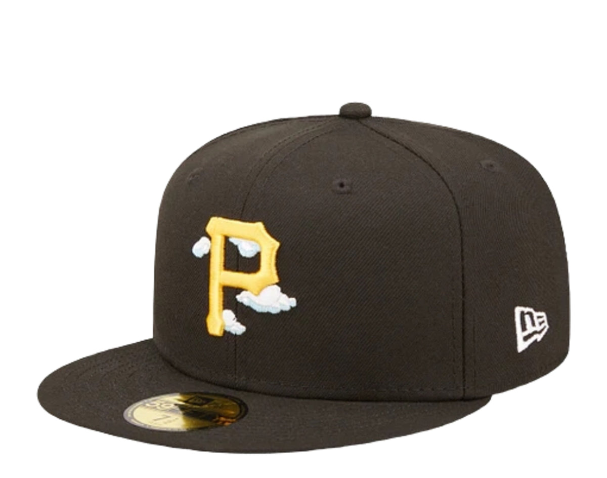 New Era Pittsburgh Pirates Comic 59FIFTY Men's Fitted Hat — Cloud/Black