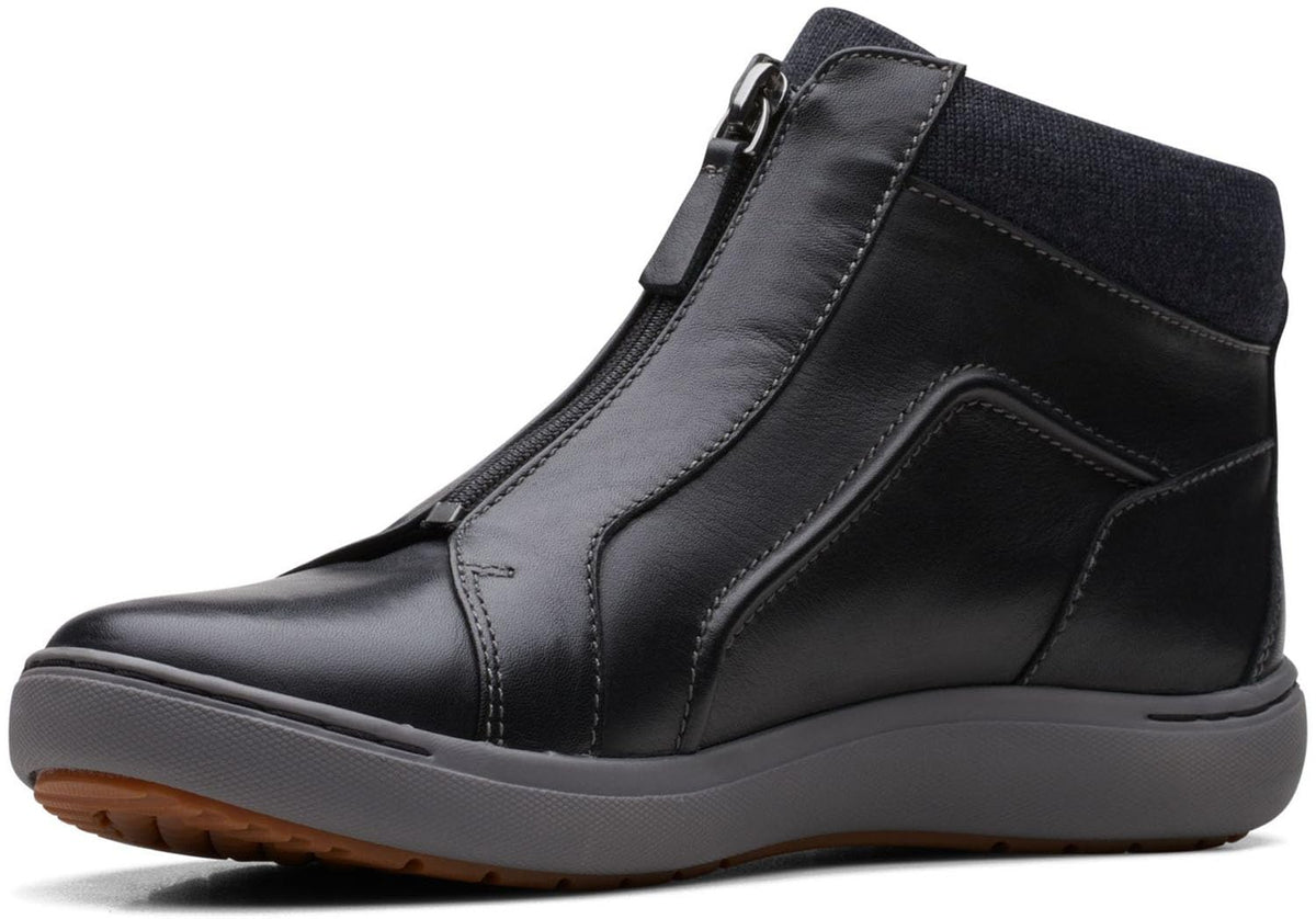 Clarks Nalle Lo Women's Black Leather 26168539 — product view 3