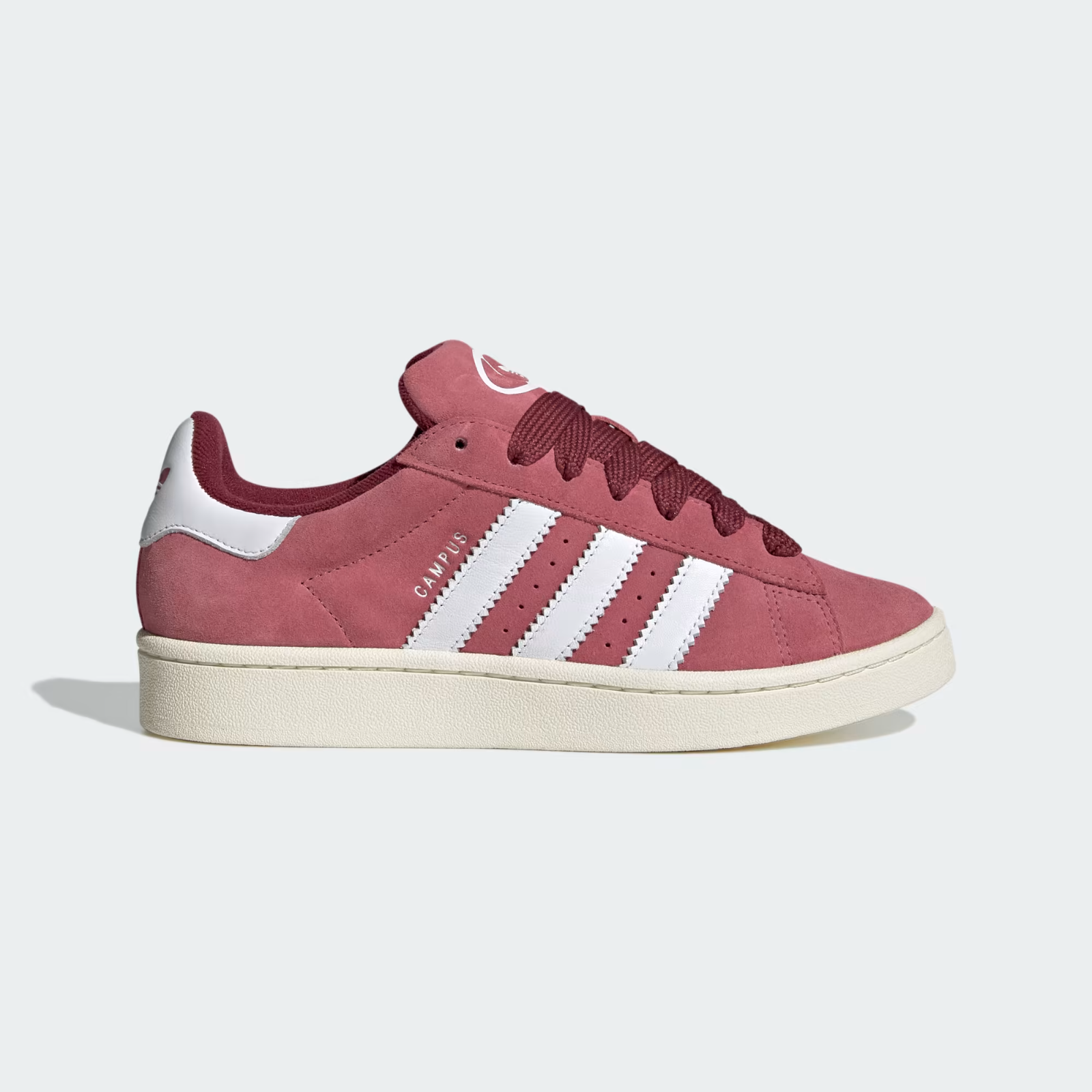 adidas Campus 00s Strata Striped Women's Sneakers — Pink Suede