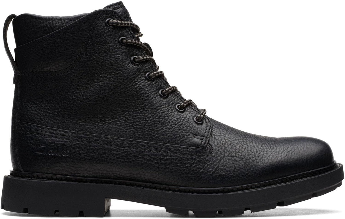 Clarks Craftdale 2 Hi Men's Black Leather 26169000 — product view 1