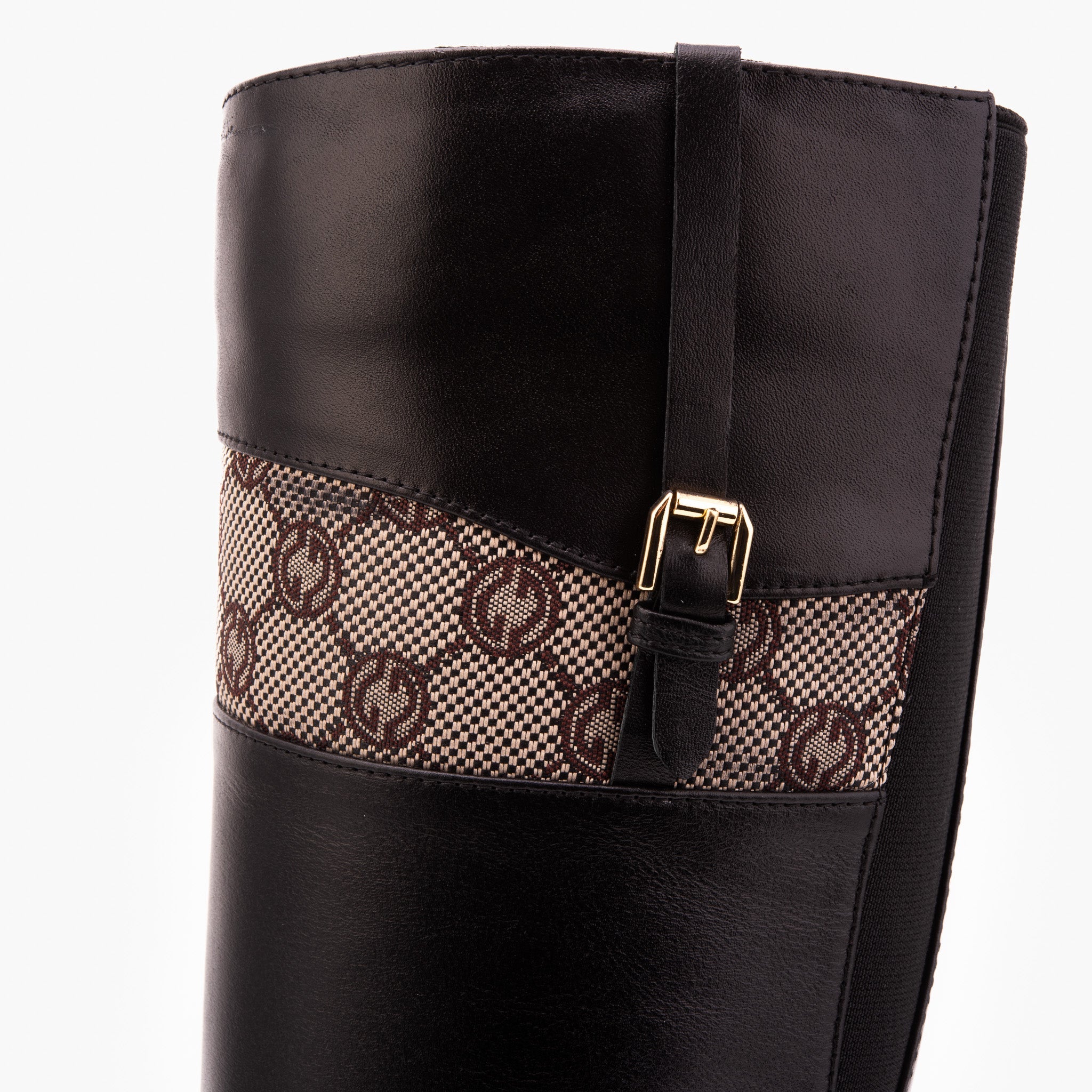 The Bellina Black Leather Women’s Knee-High Women Boot