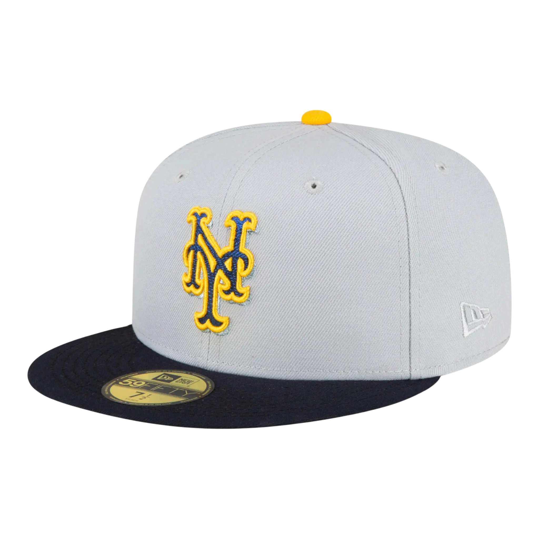 New Era 59Fifty MLB New York Mets 60th Anniversary Fitted Hat Dolphin Grey/Navy
