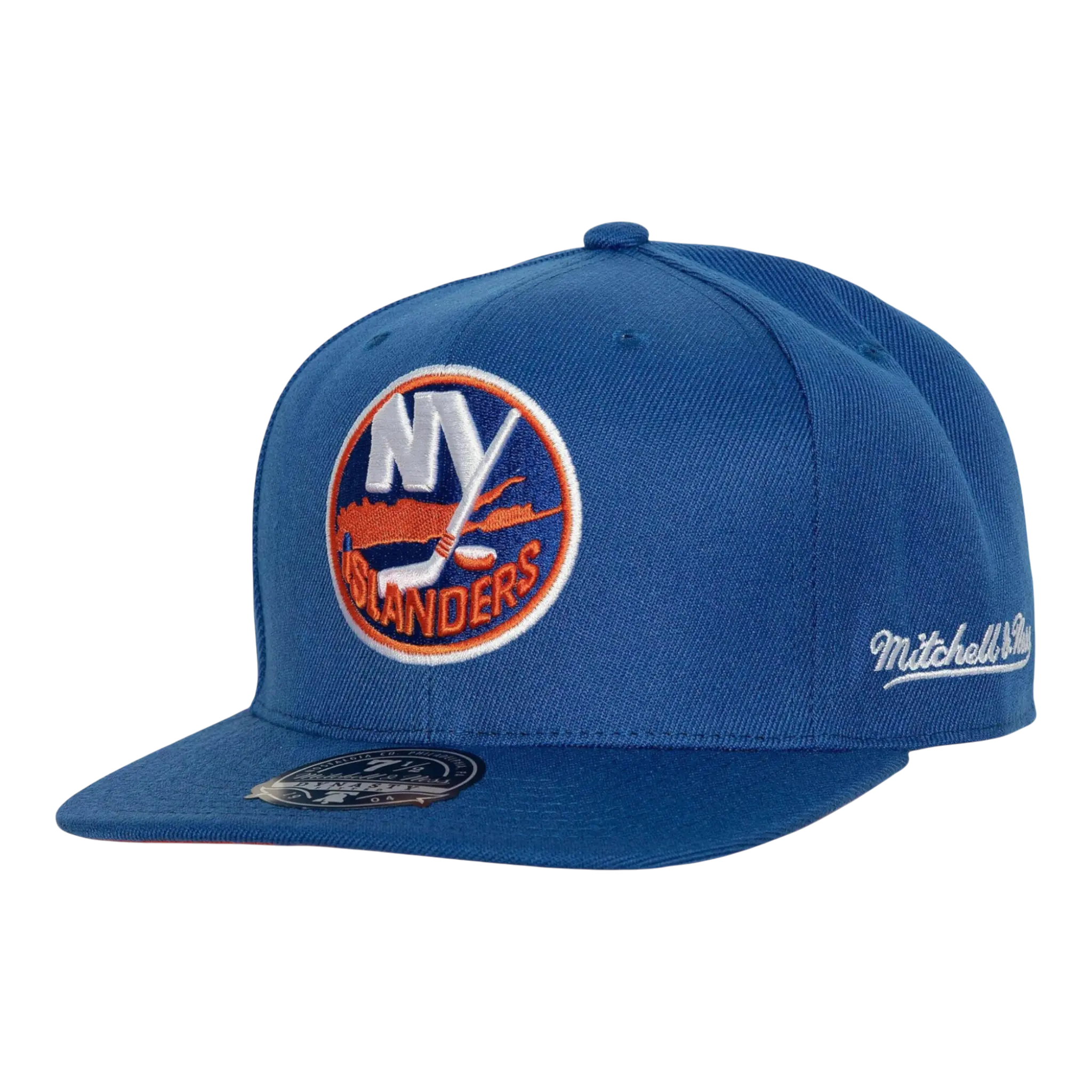 Mitchell & Ness NHL New York Islanders Vintage Fitted Hat — Blue