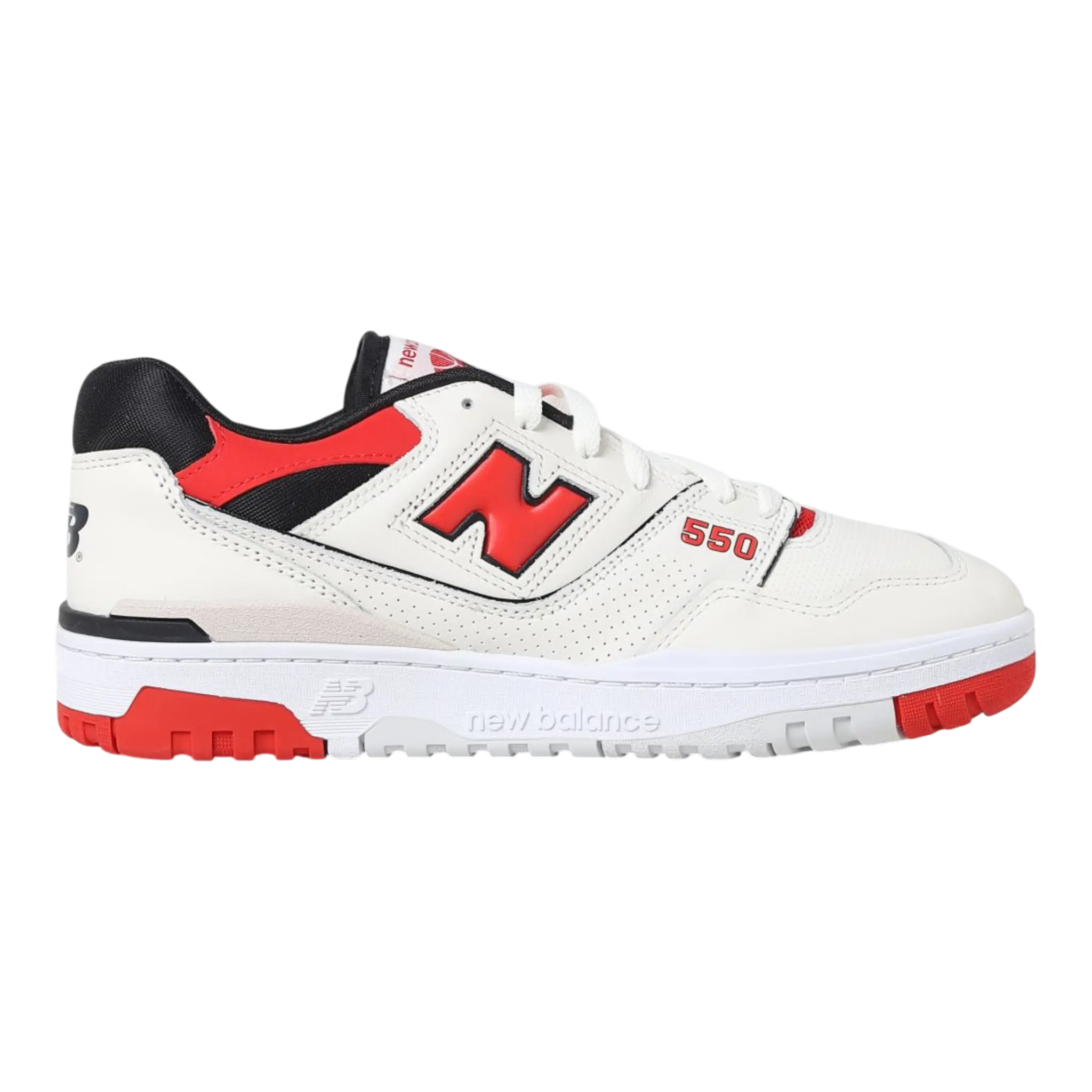 New Balance 550 Men Sneaker Sea Salt True Red