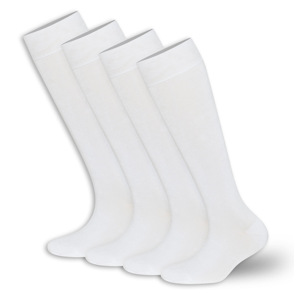 Women’s Bamboo Knee-High Socks 4-Pack – Soft & Breathable