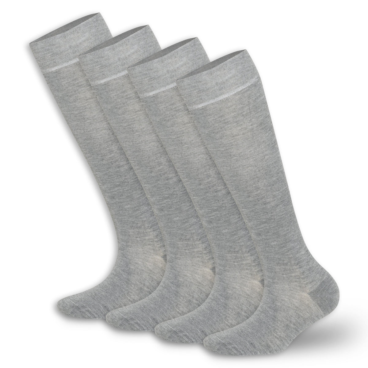 Women’s Bamboo Knee-High Socks 4-Pack – Soft & Breathable