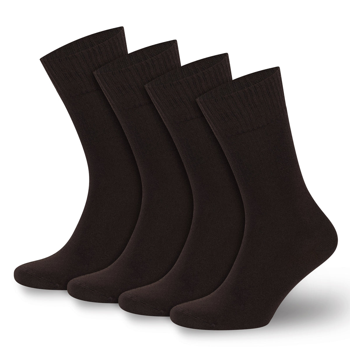 Men’s & Women’s Bamboo Diabetic Crew Socks 4-Pack – product view 42