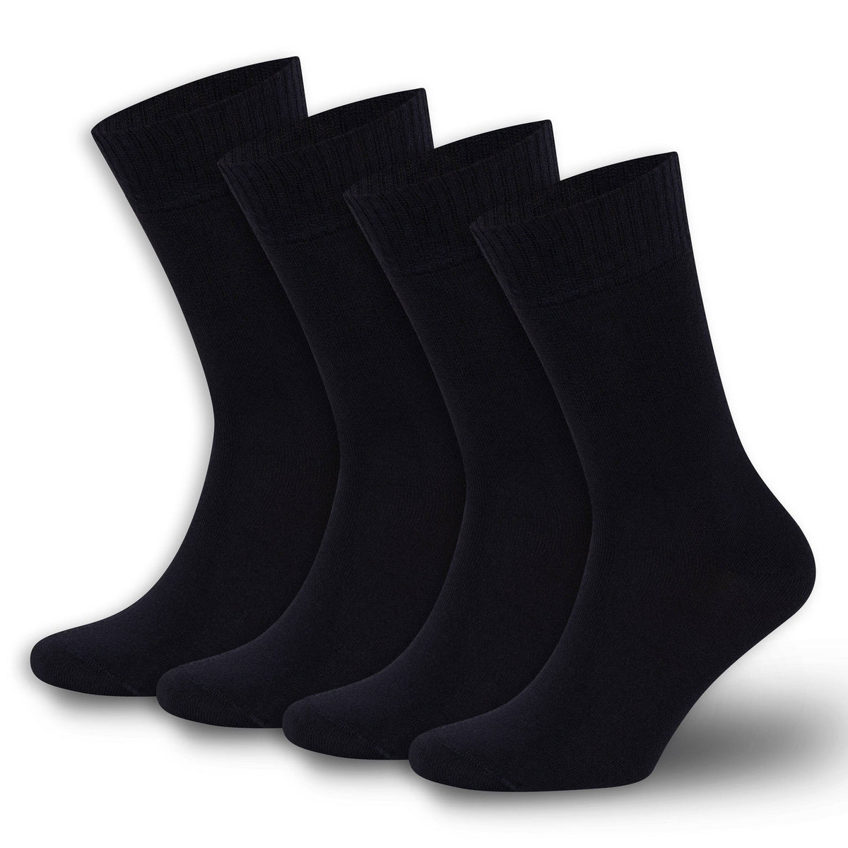 Men’s & Women’s Bamboo Diabetic Crew Socks 4-Pack – product view 8