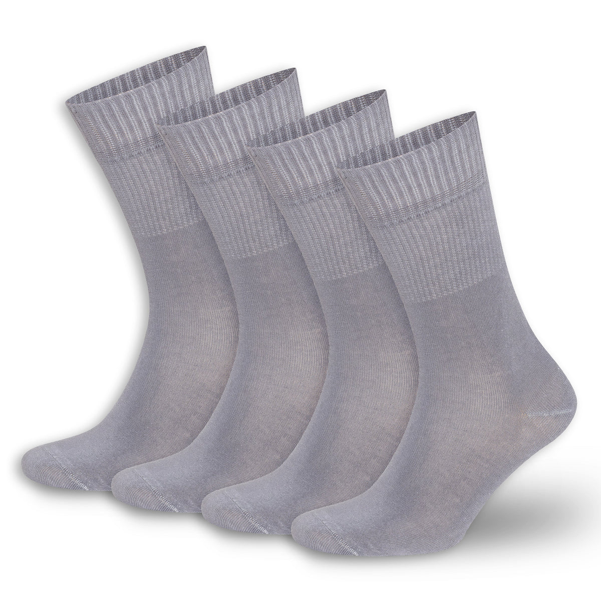 Men’s & Women’s Bamboo Diabetic Crew Socks 4-Pack – product view 16