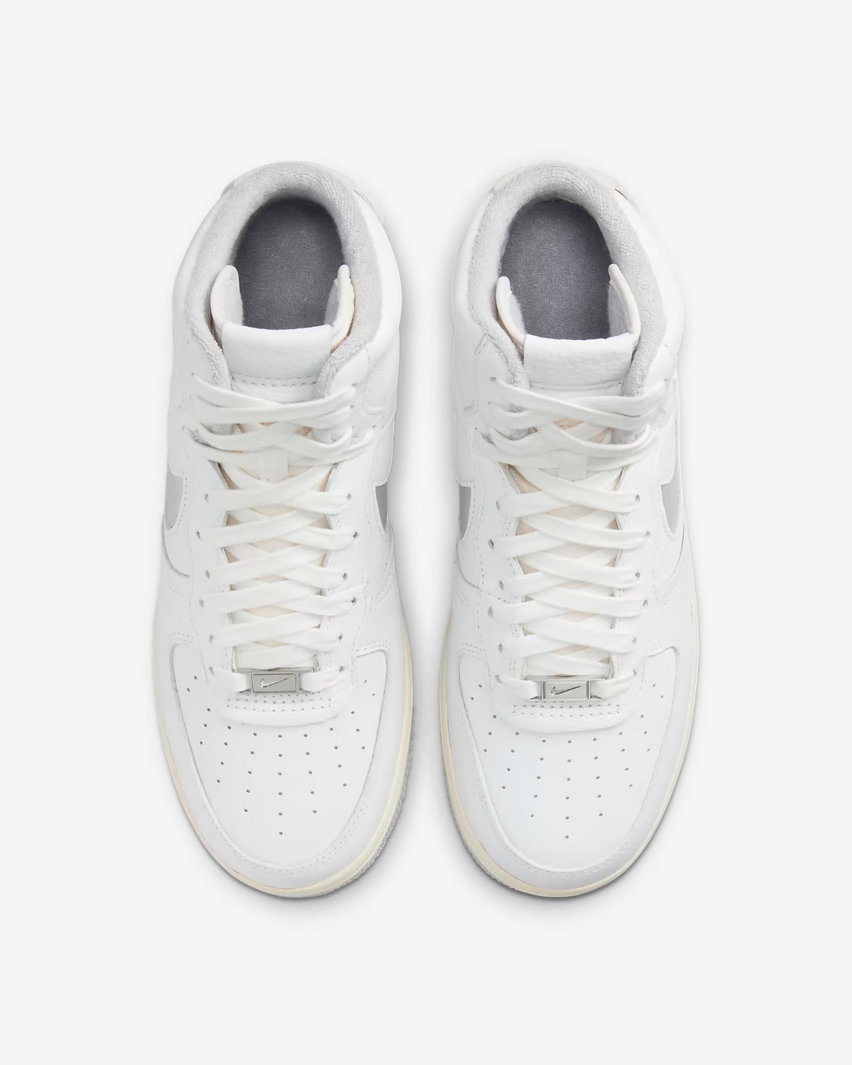 Nike Air Force 1 Sculpt Women's Platform Sneakers — White Leather Platform Low-Top