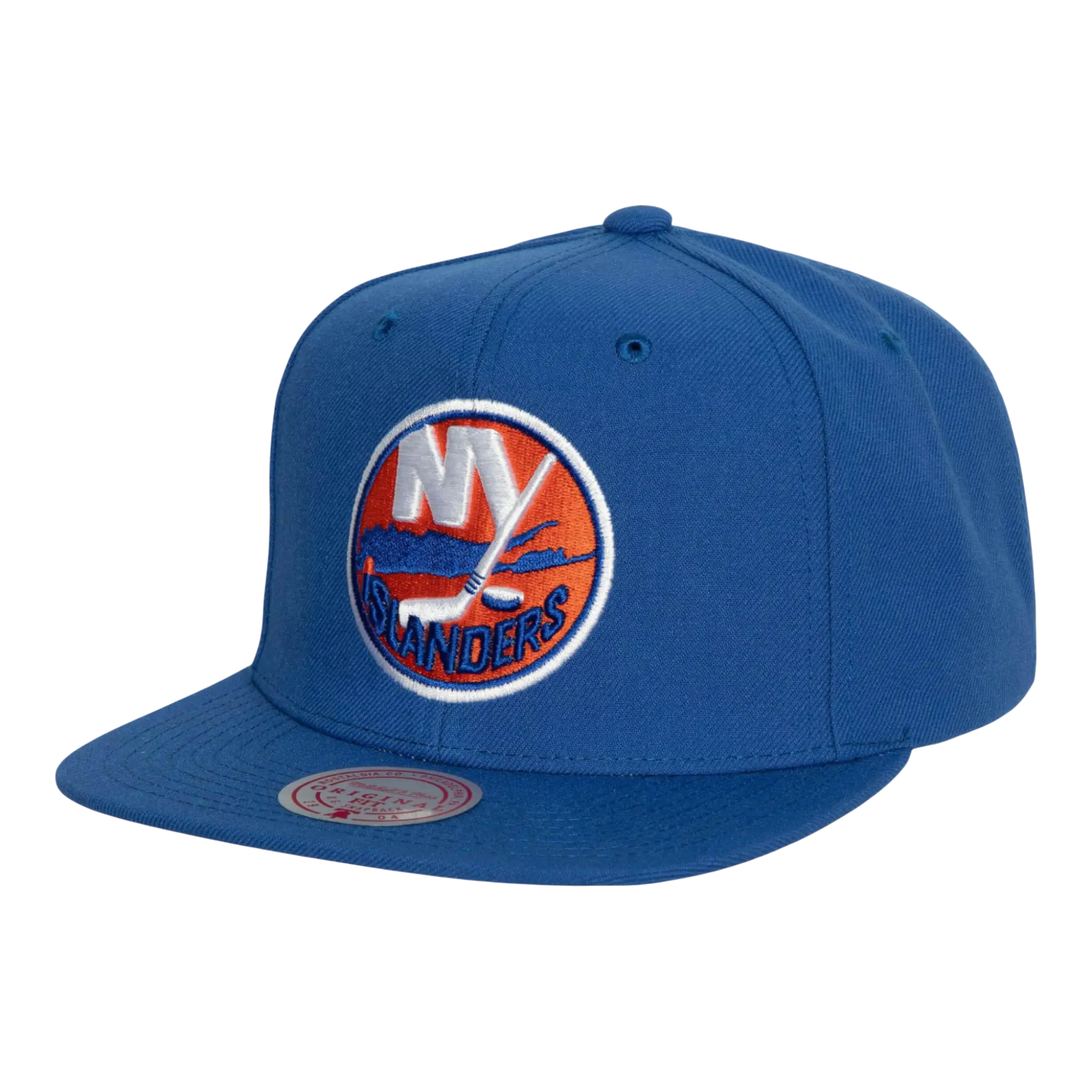 Mitchell & Ness NHL New York Islanders Alternate Flip Snapback Hat — Blue Adjustable Cap