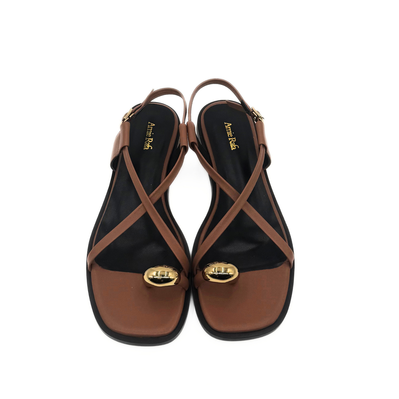 Laney Strappy Gold Toe Sandals