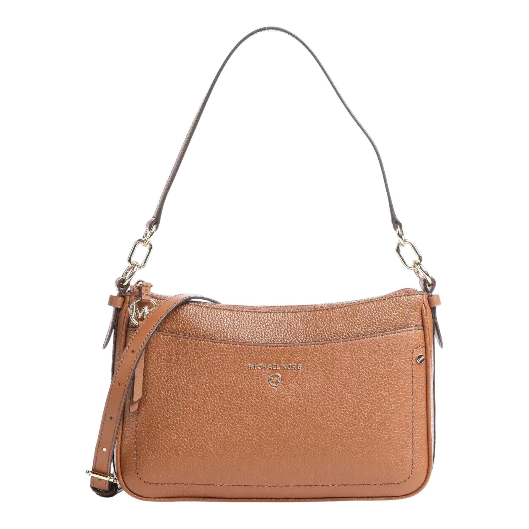 Michael Kors Jet Set Charm Shoulder Women's Bag — Brown Leather