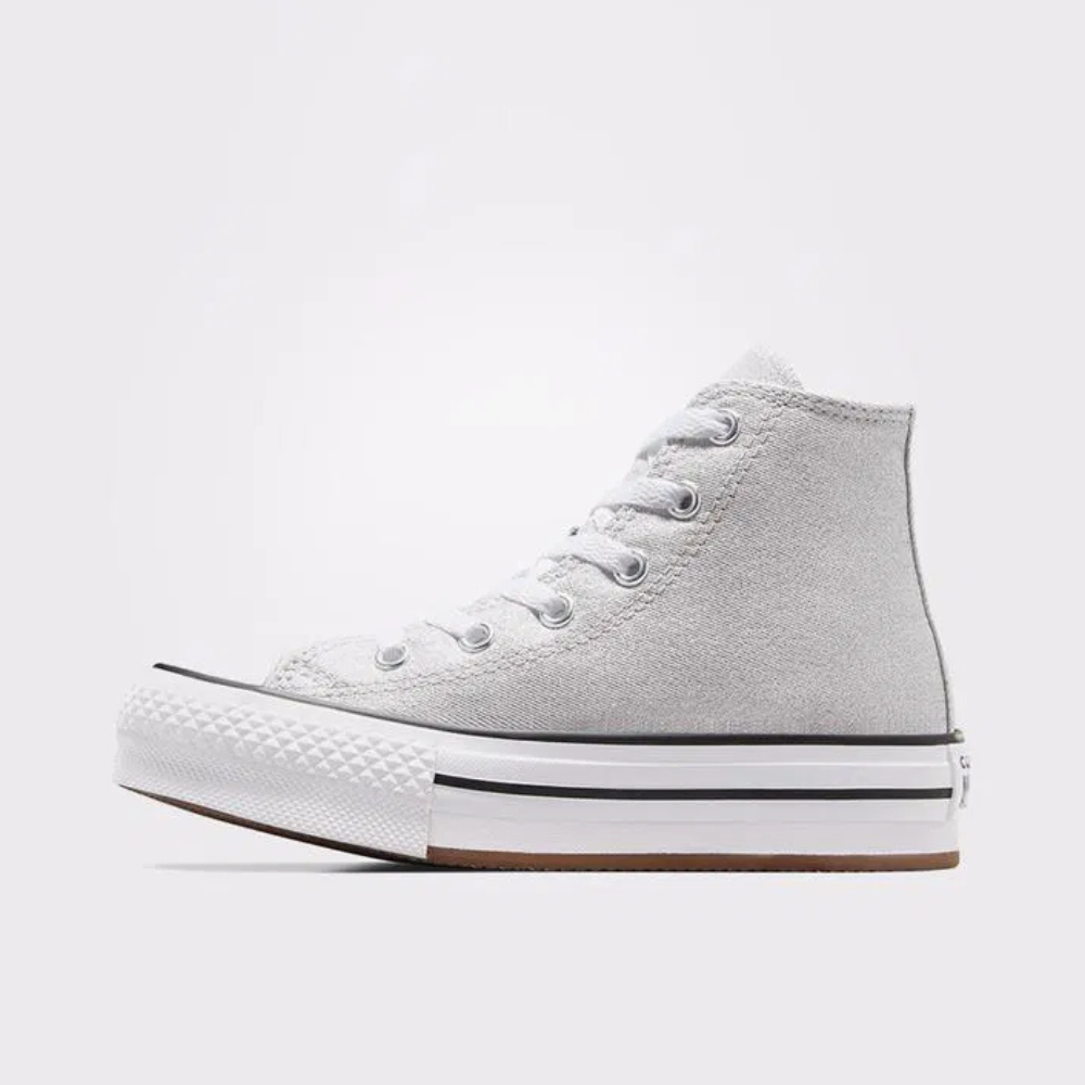 Converse Chuck Taylor All Star EVA Lift Kids' Sneakers — Gray/White