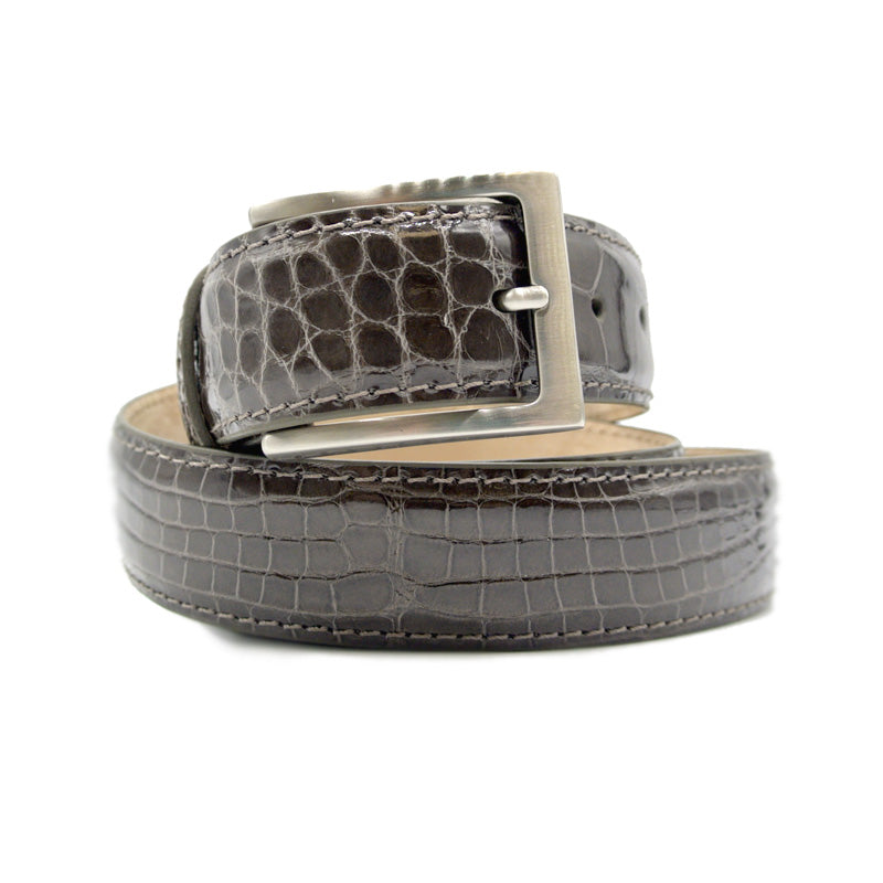 Zelli Italia Men's 70-100-TPE ALLIGATOR Belt, Taupe