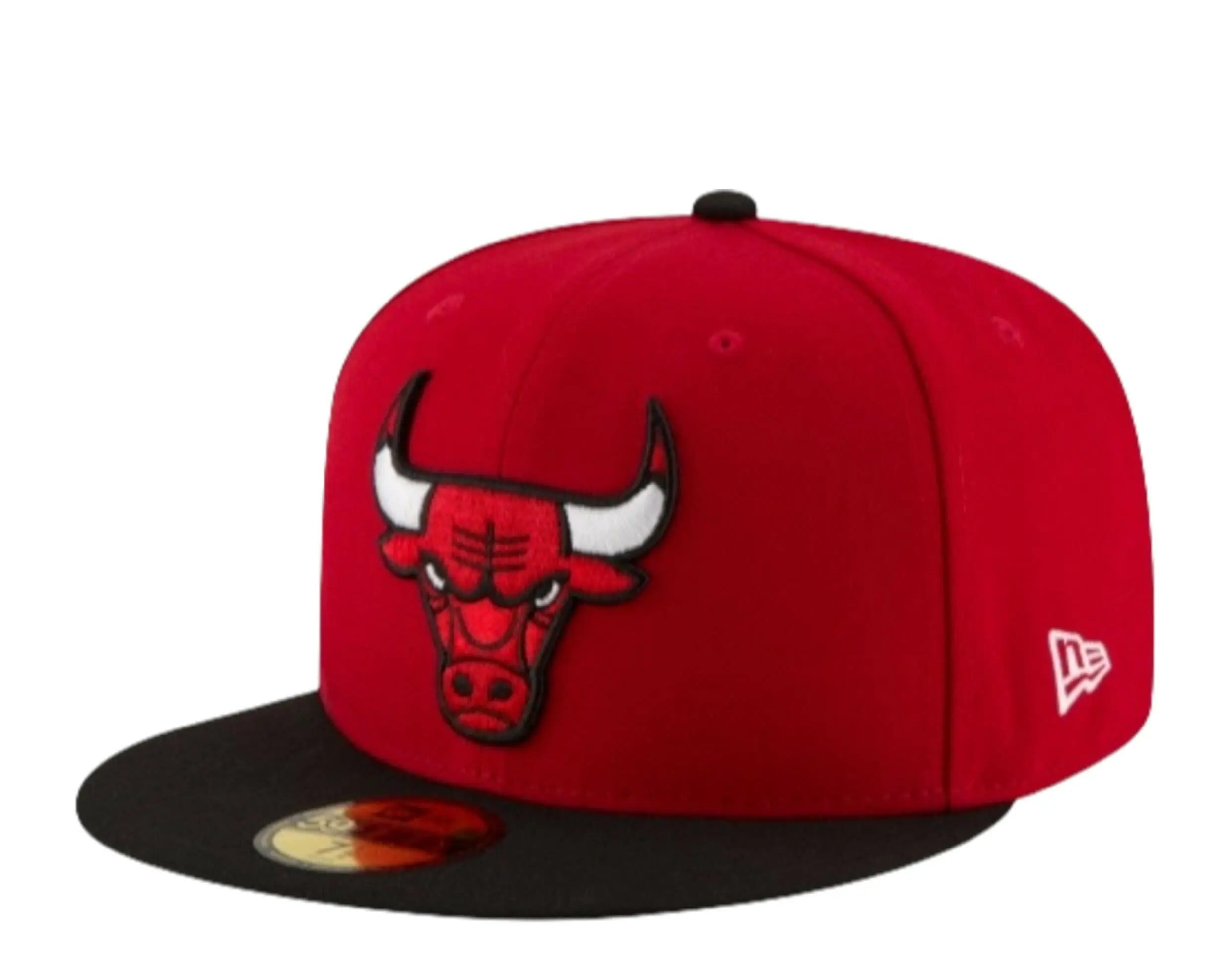 New Era 59Fifty Men Chicago Bulls 2-Tone Fitted Hat Red/Black