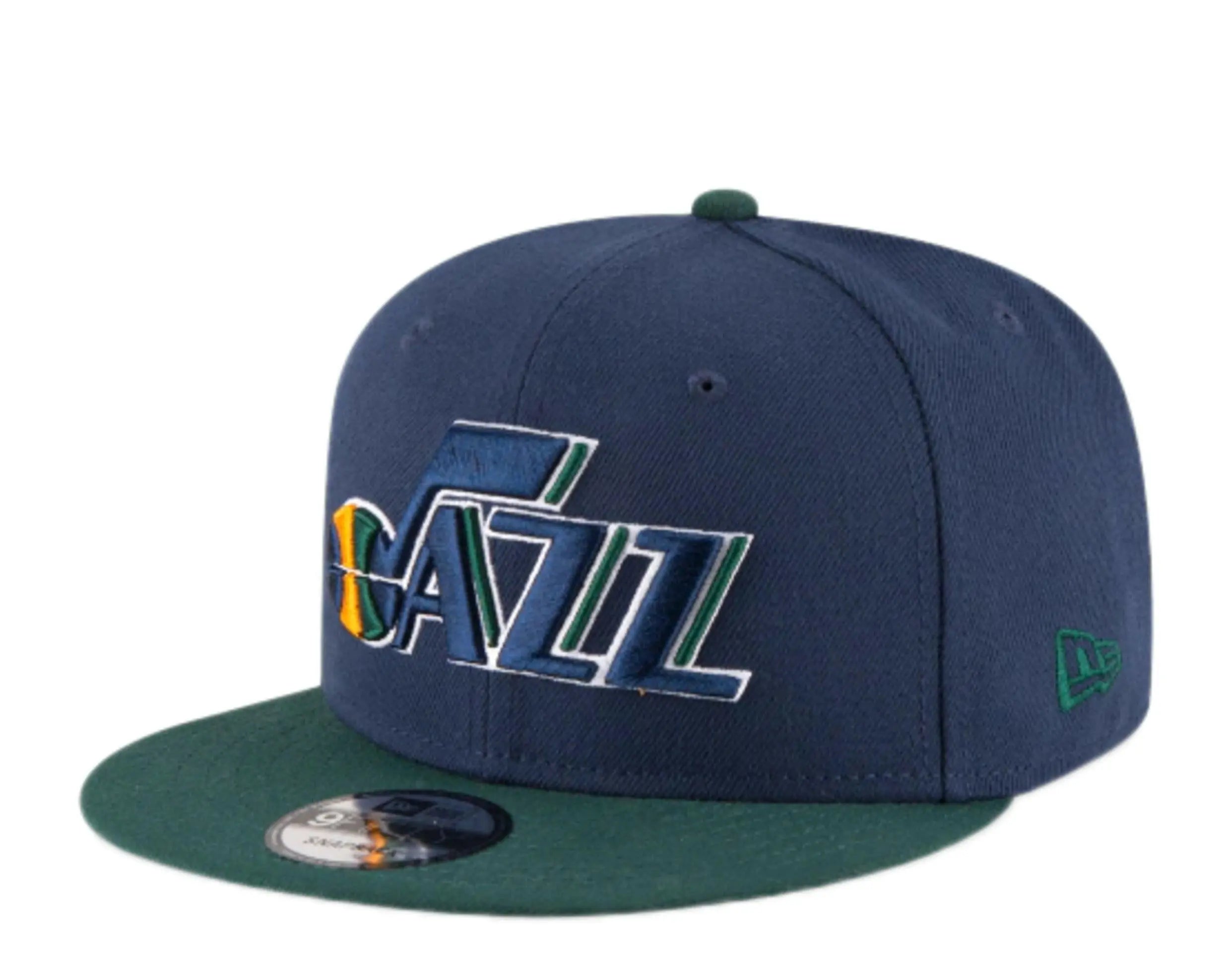 New Era 9Fifty Men Snapback Hat Navy/Green