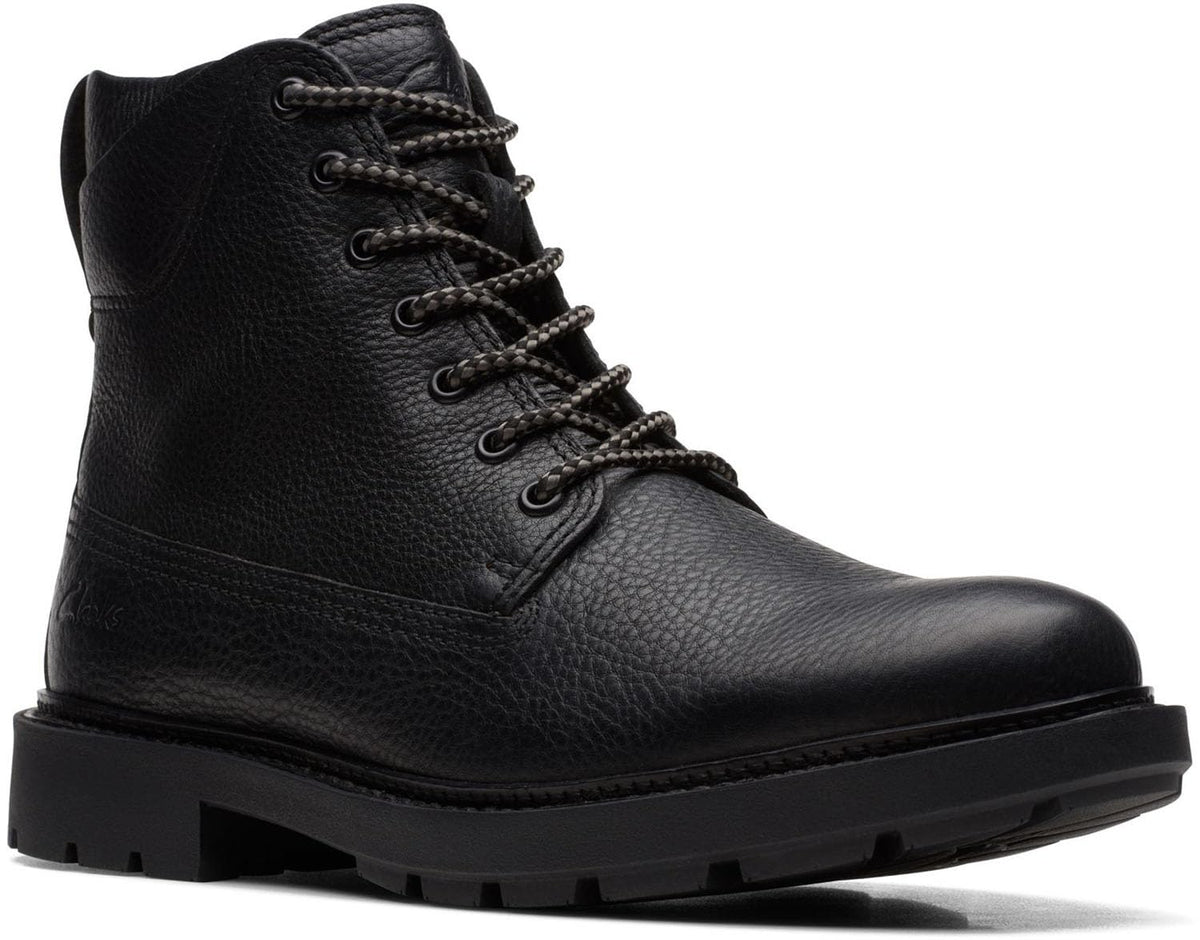 Clarks Craftdale 2 Hi Men's Black Leather 26169000 — product view 3