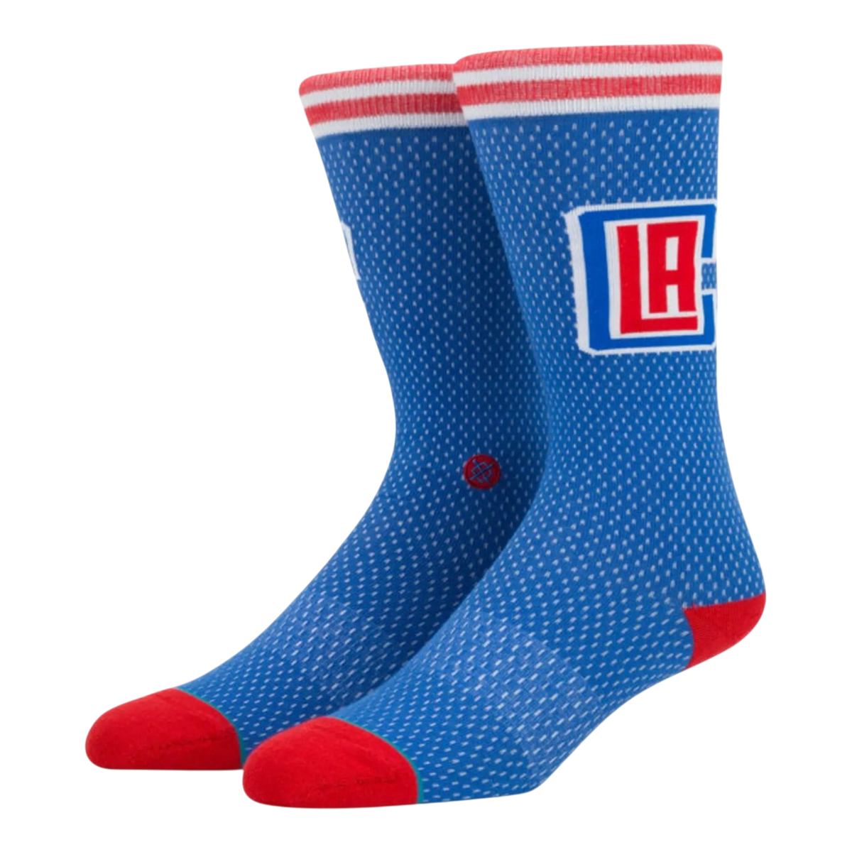 Stance Casual NBA Los Angeles Clippers Jersey Men's Crew Socks β Blue