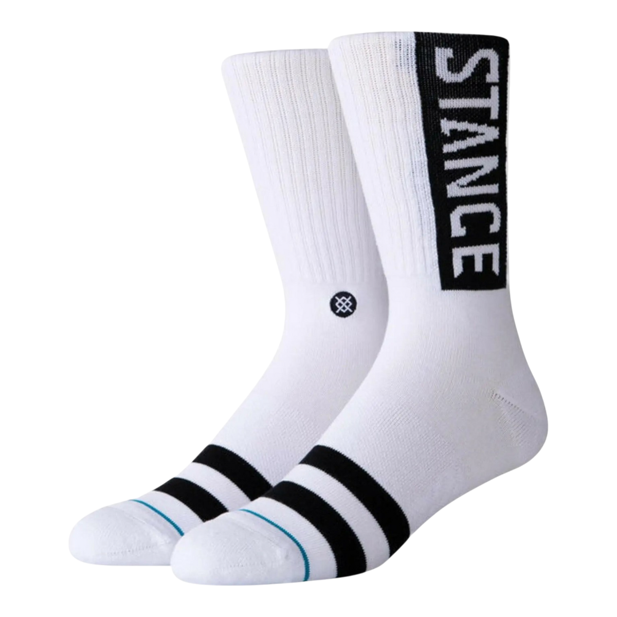 Stance UnCommon Solids Classic OG Men's Crew Socks β White