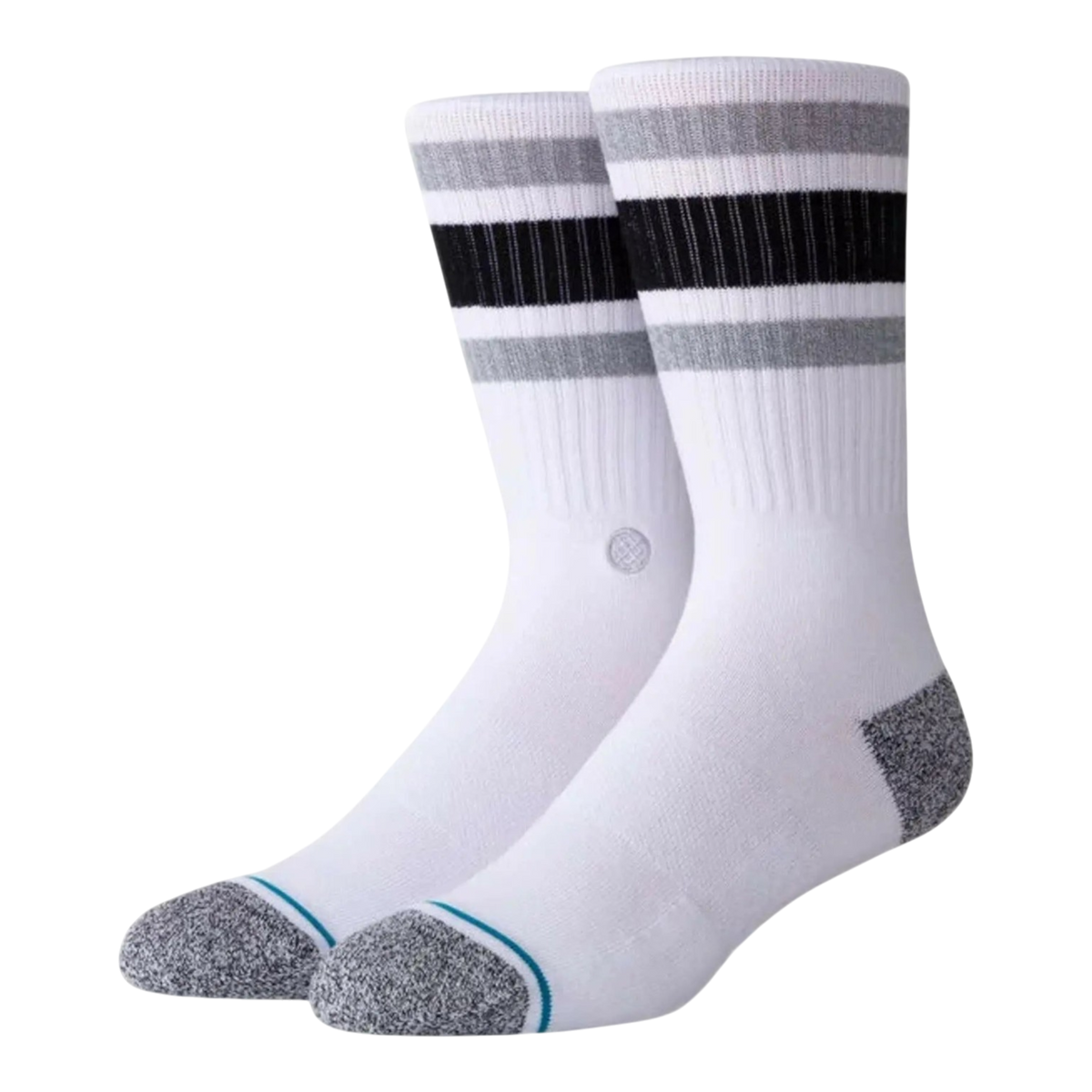 Stance Boyd ST Men's Crew Socks β White/Grey