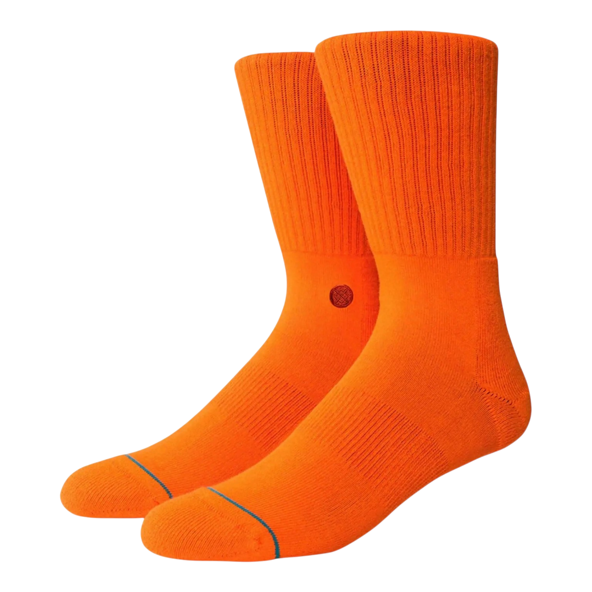 Stance Icon Classic Men's Crew Socks β Orange