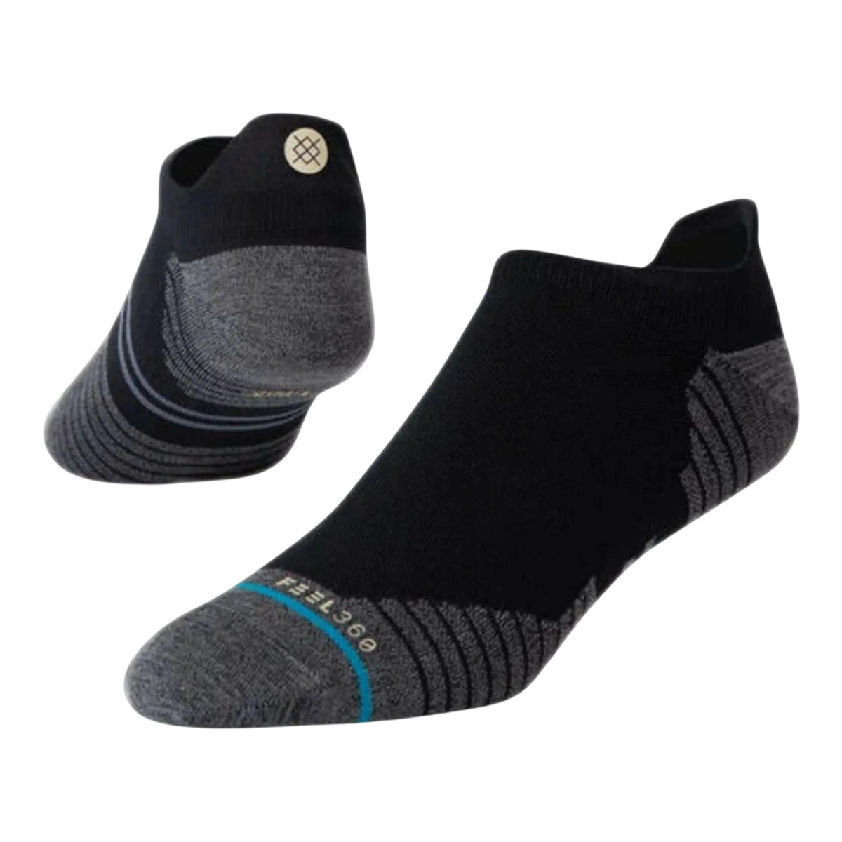 Stance Run Light Tab ST Men's Ankle Socks β Black