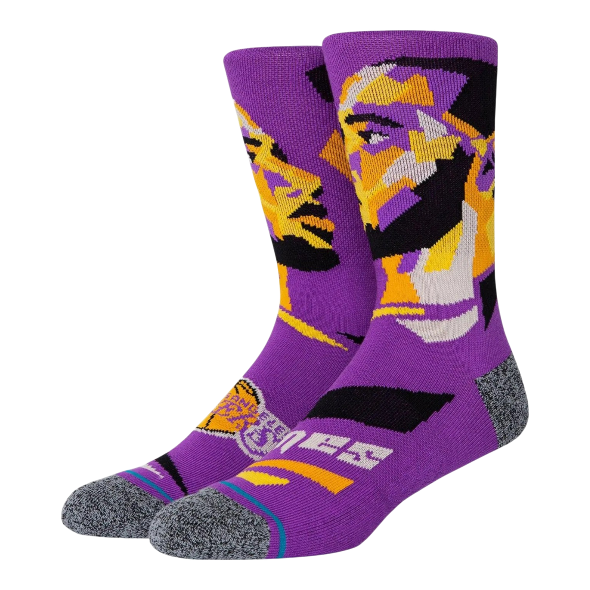 Stance Lebron James Profiler NBA Men's Crew Socks - Purple