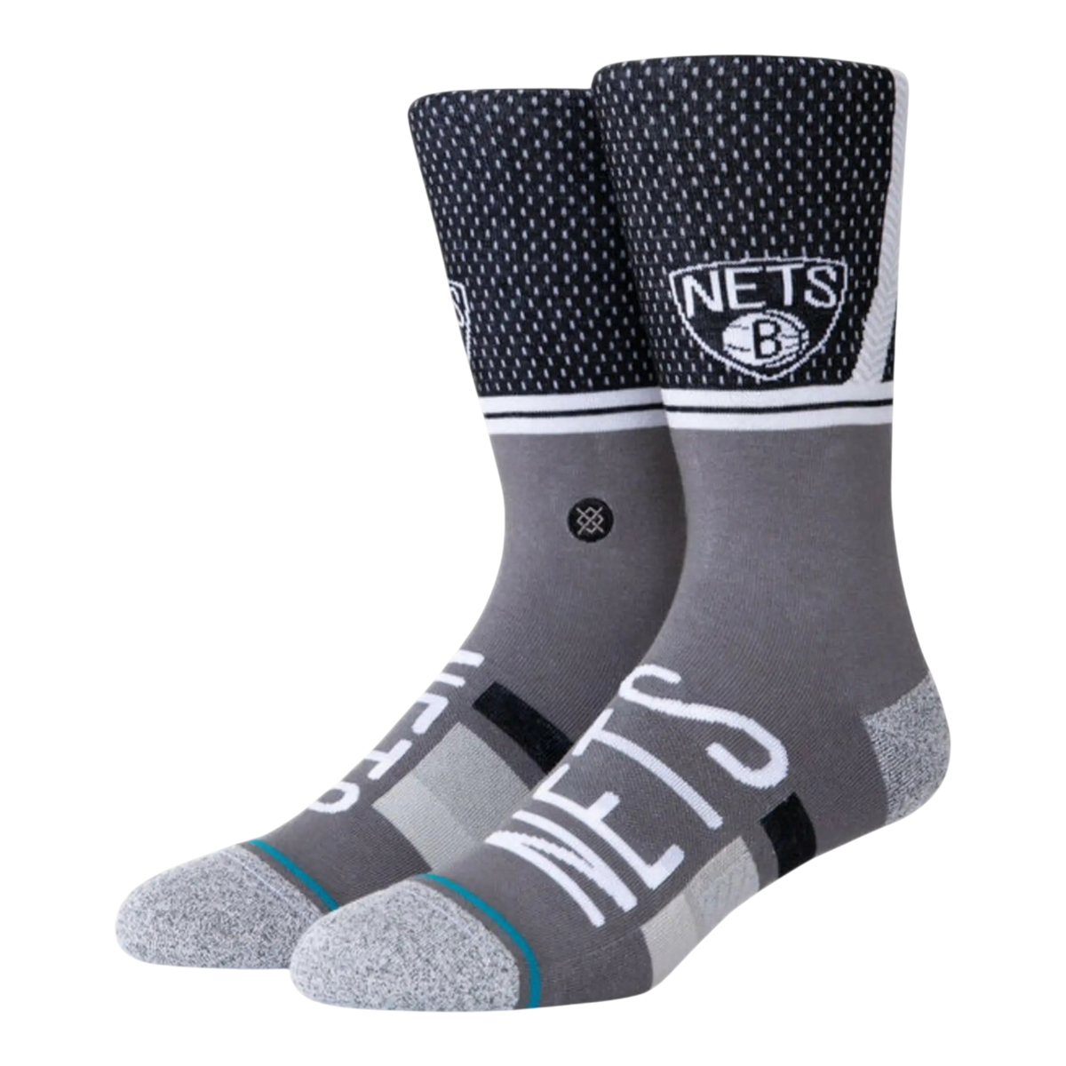 Stance Nets Shortcut 2 NBA Men's Crew Socks β Black