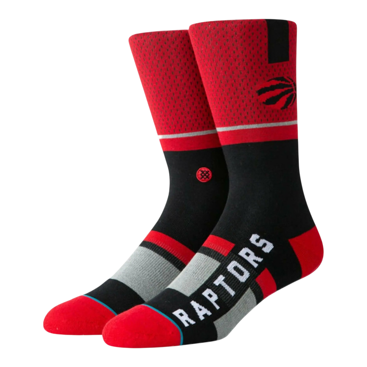 Stance Raptors Shortcut NBA Men's Crew Socks β Red/Black