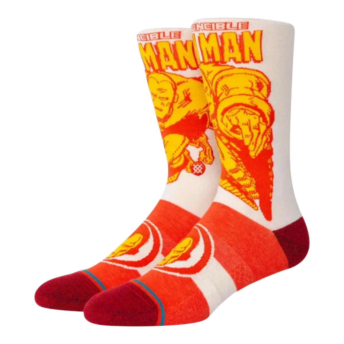 Stance Marvel Iron Man Marquee Men's Crew Socks β Red
