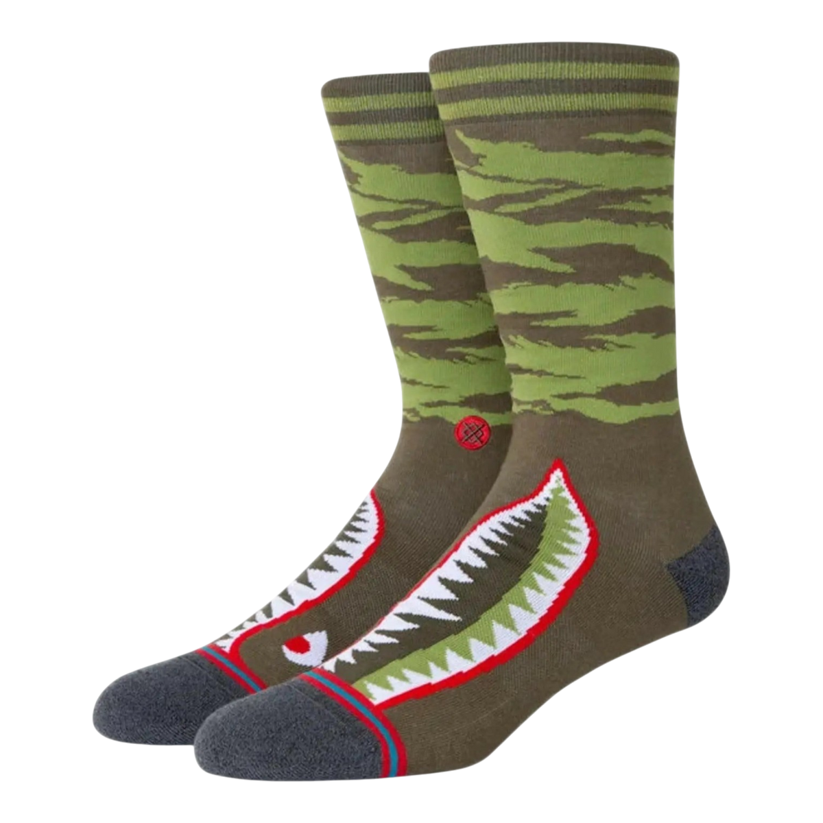 Stance Warbird Men's Crew Socks β Olive