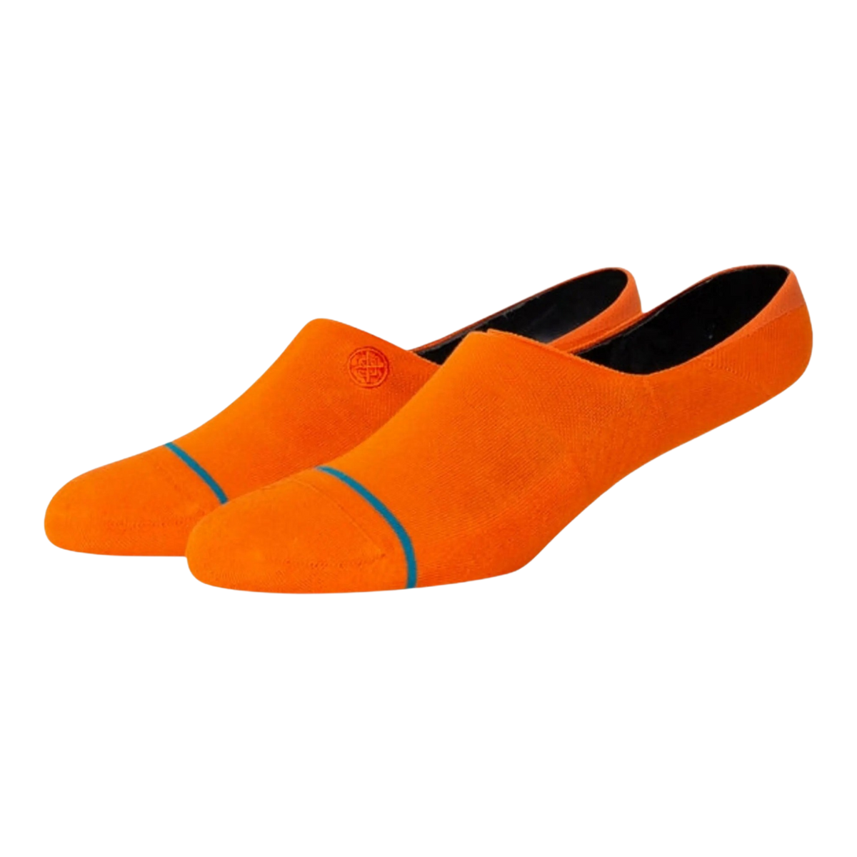 Stance Icon Classic Men's No Show Socks β Orange