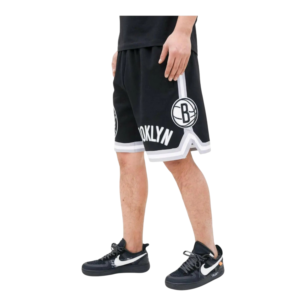 Pro Standard Brooklyn Nets Classic Chenille Men's Shorts — Black – product view 1