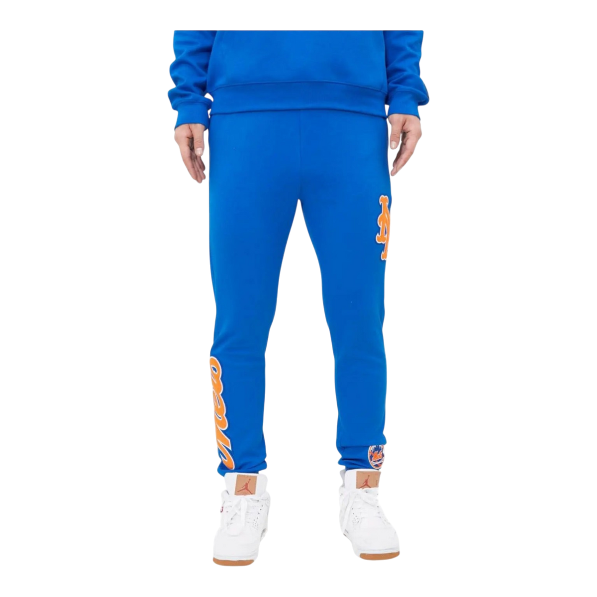 Pro Standard New York Mets Classic Chenille Men's Jogger Pants — Royal Blue – product view 1