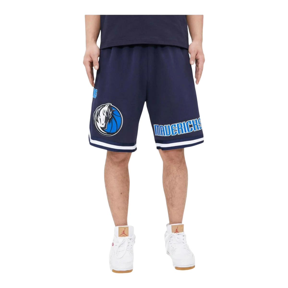 Pro Standard Dallas Mavericks Pro Team Jogger Men's Shorts — Midnight Navy – product view 1