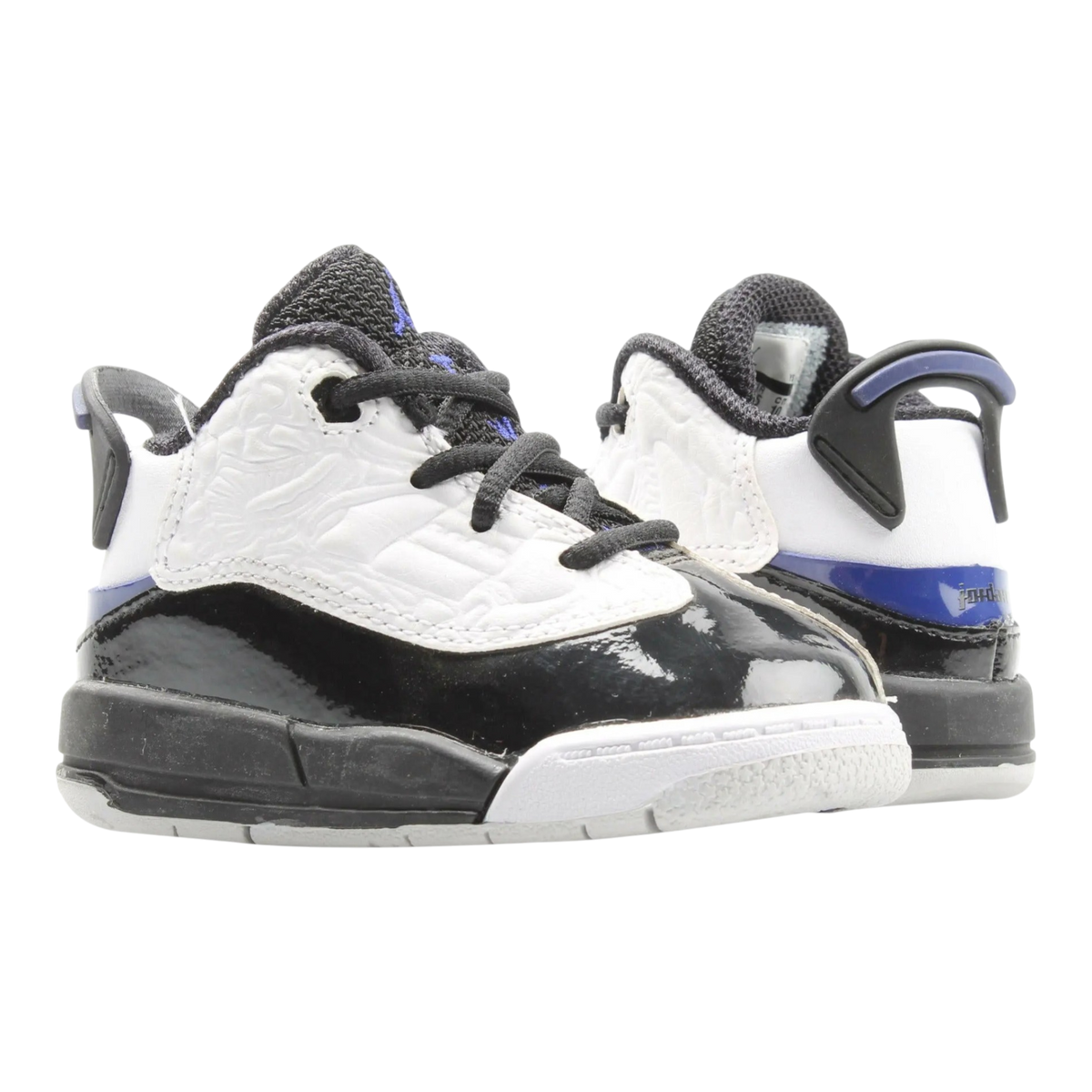 Jordan Dub Zero Toddler Basketball Shoes White/Concord/Black – product view 1