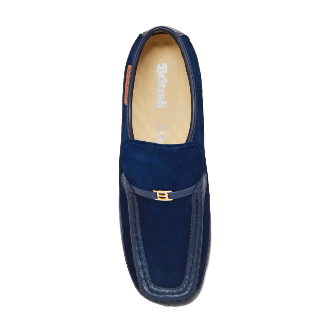 British Walkers Power Plus Men's Refined Slip On Shoes with Crepe Sole view 15