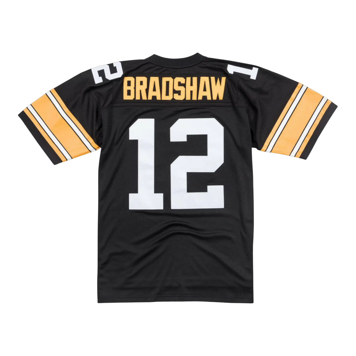 Mitchell & Ness Legacy Pittsburgh Steelers 1976 Terry Bradshaw Men's Jersey — Black/Gold/White – product view 1