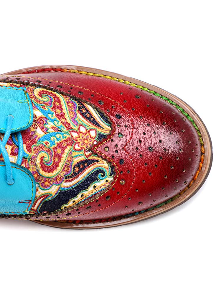 Bohemian Handmade Brogue Shoes – product view 11