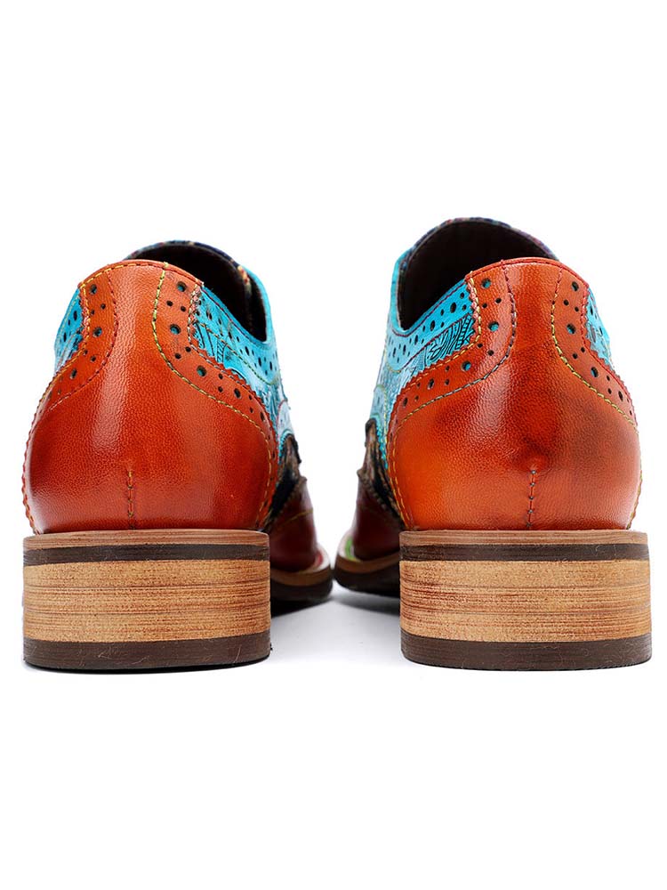 Bohemian Handmade Brogue Shoes – product view 7