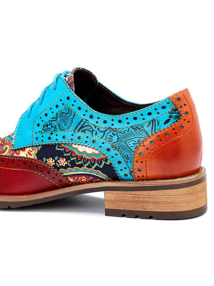 Bohemian Handmade Brogue Shoes – product view 10