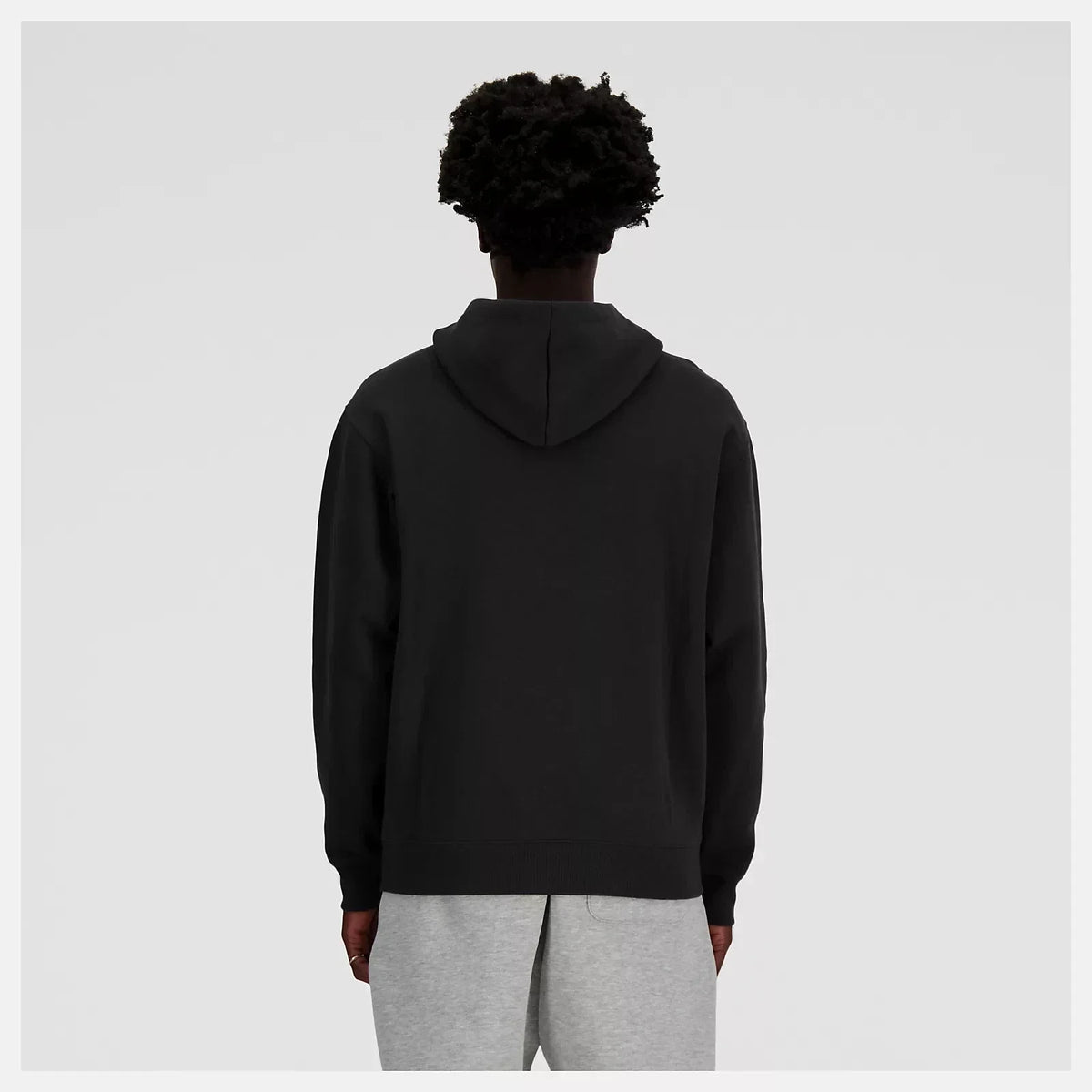 New Balance Sport Essentials Men's Full-Zip Hoodie — Black