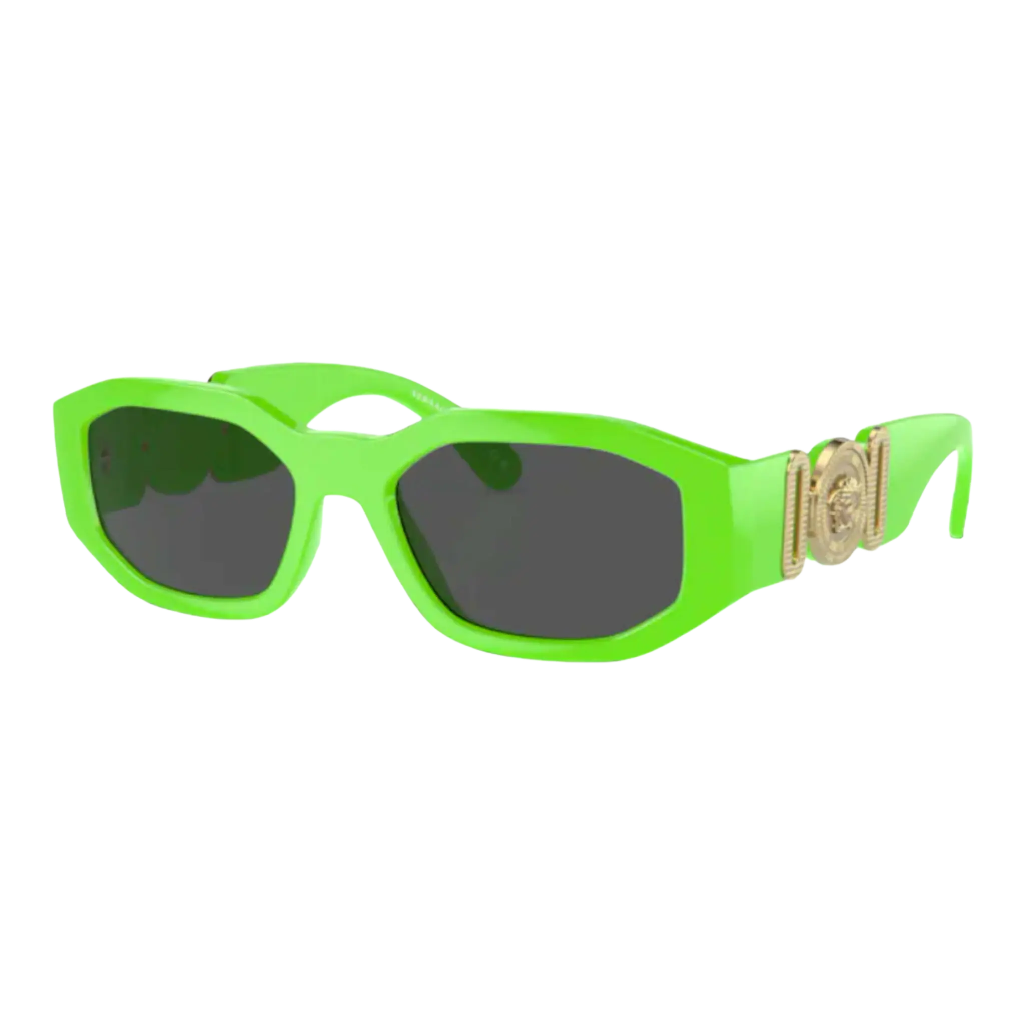 Versace Medusa Biggie Men's Sunglasses — Green Fluo