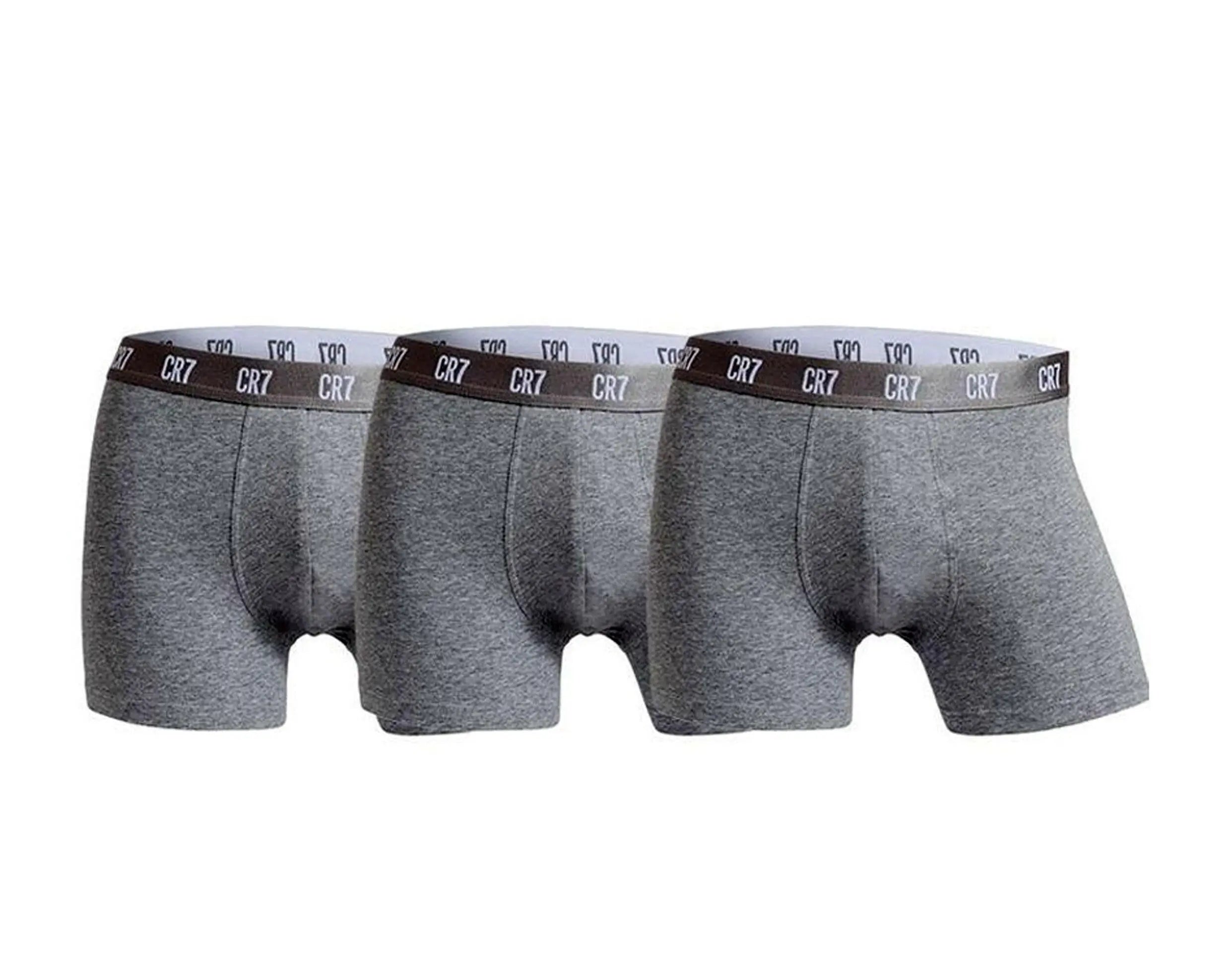 Cristiano Ronaldo CR7 Basic 3-Pack Trunk Boxer Briefs Men's Underwear