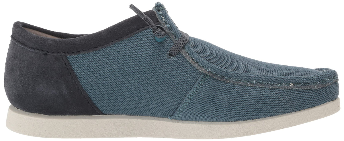 Clarks Shacrelite Moc Men's Teal Combination Leather 26165212 — product view 3